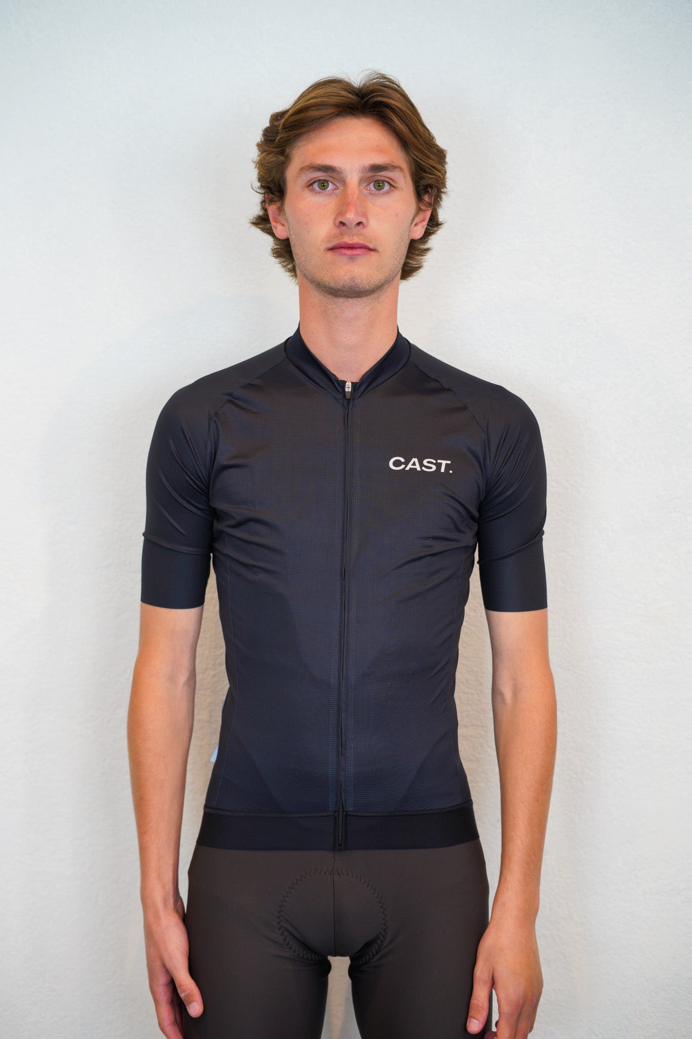 UNIFORME - Maillot de cyclisme noir unisexe