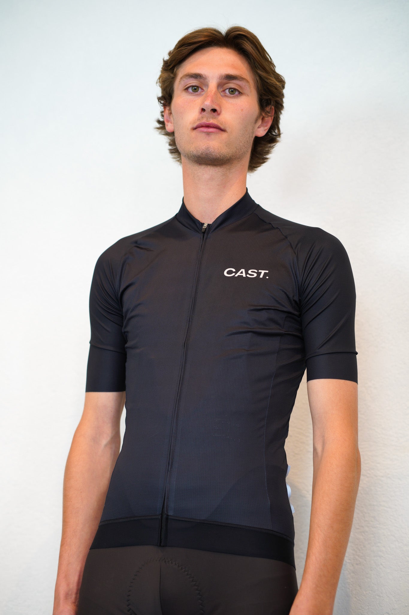 UNIFORME - Maillot de cyclisme noir unisexe