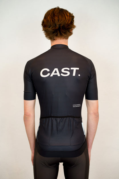 UNIFORME - Maillot de cyclisme noir unisexe
