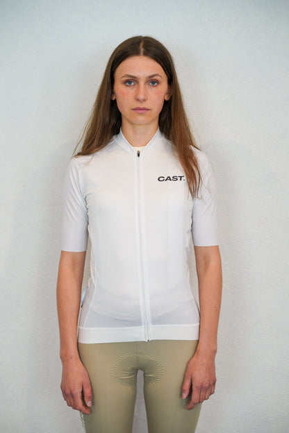 UNIFORME - Maillot de cyclisme blanc unisexe
