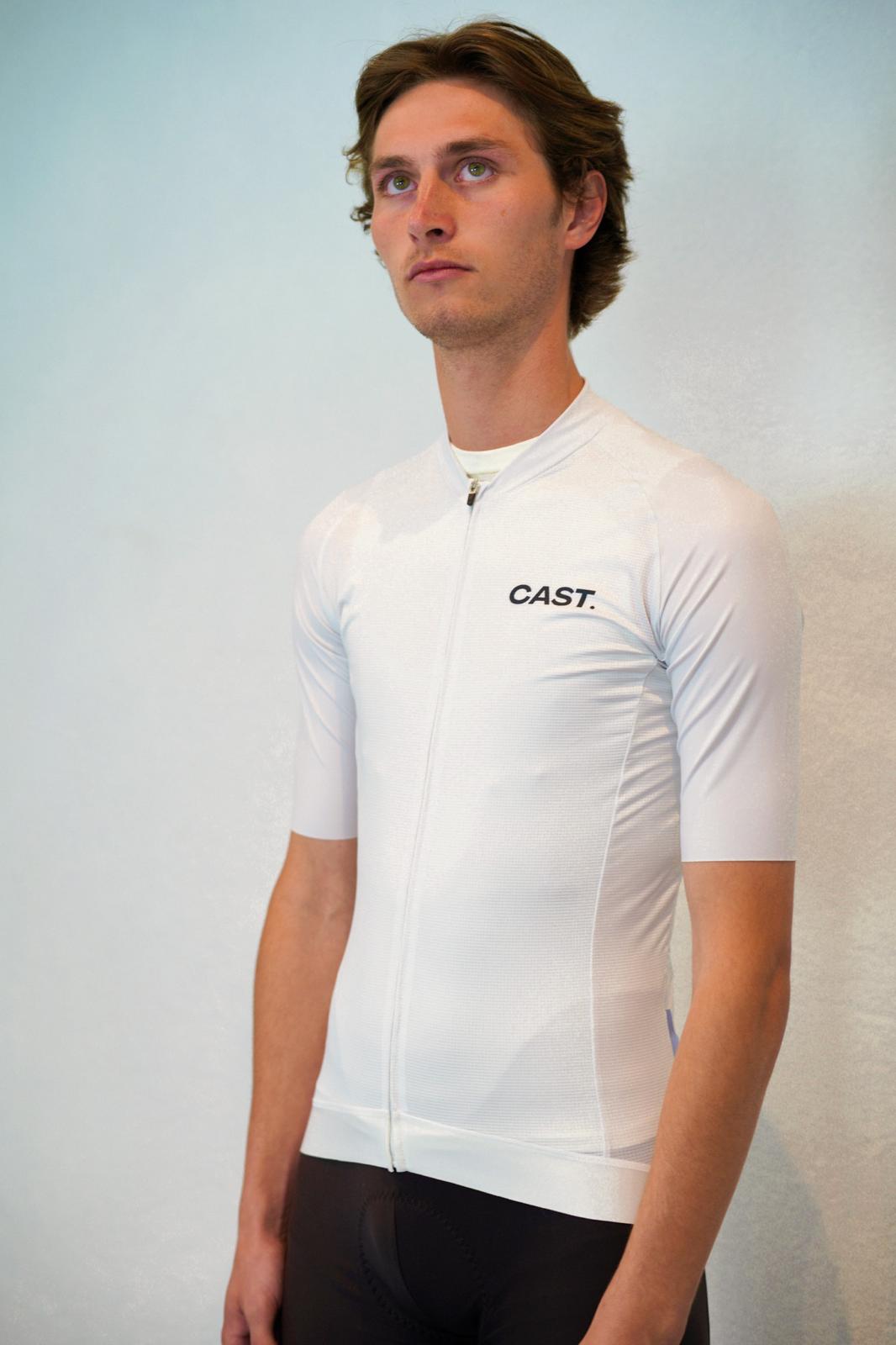 UNIFORME - Maillot de cyclisme blanc unisexe